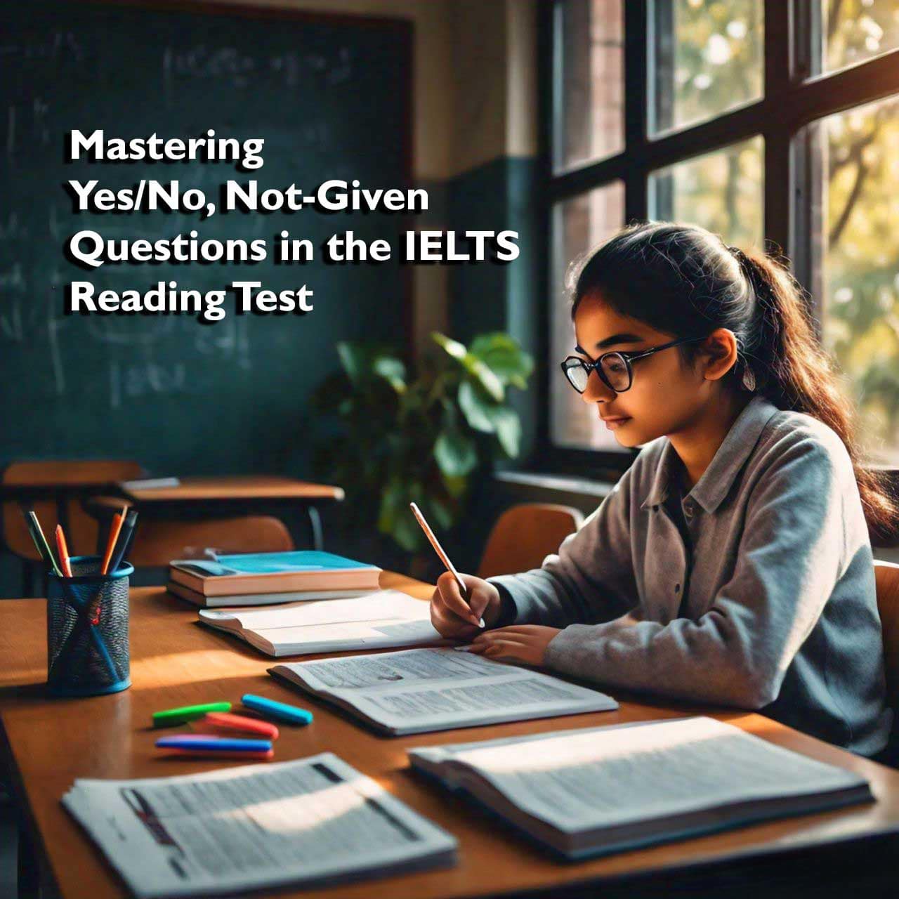 Student preparing for IELTS with focus on ‘Yes/No, Not-Given Questions in the IELTS Reading Test’.